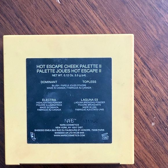 NARS - hot escape cherk palette II - Picture 2 of 3